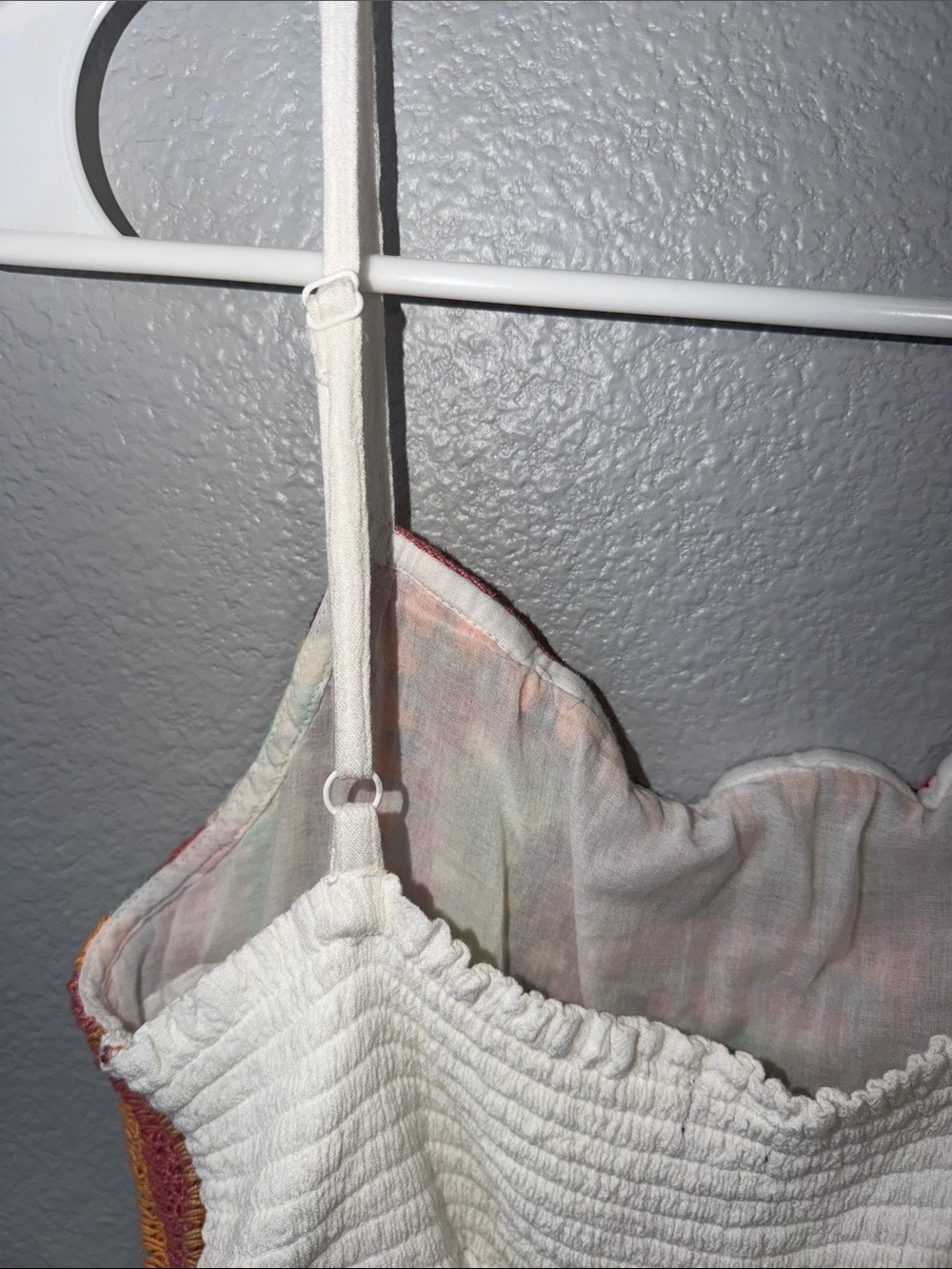 Boho Crochet Bodice White Sundress-Sleep - Picture 6 of 6